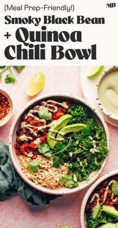 an image of a bowl of food with broccoli and other foods on the side