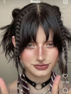 Fairy Hair Short Hairstyles, Rockstar Hairstyles Men, Short Hair Boho Style, Festival Hair Styles For Short Hair, Festival Hair With Bangs, Witch Hairstyles Short, Hairstyles Short With Bangs, Bangs With Hair Up, Edgy Hairstyles Grunge