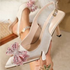 Super Cute And Stylish Ships In 5-10 Business Days Tags: #Shoes #Heels #Party #Newyears #Holiday #Sandals #Gold #Beautiful #Glitter Glamorous Pink Wedding Shoes For Summer, Pink Wedding Shoes For Spring, Pink High Heel Wedding Shoes For Evening, Elegant Pink Heels For Party Season, Pink Evening Heels For Party Season, Pink Open Toe Glamorous Wedding Shoes, Elegant Spring Heels With Pink Bow, Glamorous Pink Open Toe Wedding Shoes, Feminine Pink Wedding Shoes For Evening