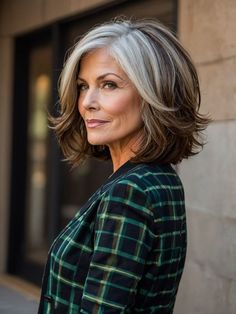 27 Fall Haircuts for Women Over 50: Trendy, Classy, and Easy Styles for Every Hair Length Hairstyles For Over 50 Medium Length, Grey Hairstyles Over 50, 50 Haircuts For Women Over 50, Hair For 50 Year Old Women, Mom Cut Oval Face, Hot Mom Haircut, Layers Around The Face, Layered Haircuts For Women, Haircuts For Medium Length Hair