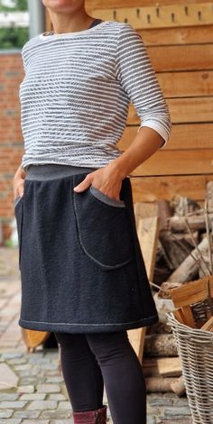 Here I offer an unusual skirt for women. The skirt is made of soft, high-quality walkloden, 100% virgin wool It doesn't scratch and feels soft. It has a great fall and ends just above the knee. Great soft wool fabric in great colors combined with soft cuffs. The skirt has two pockets that are bordered with cuffs. You are welcome to choose the color. One message is enough The waistband is stretchy and ensures a comfortable width. This means you can also wear the skirt over trousers A great piece Wool Skirts Nordstrom, Wool Skirts And Boots, Luxury Wool Skirt For Workwear, Older Women Skirts And Boots, Cheap Knee-length Winter Skirt, Wool A Skirt, Wool Skirt Nordstrom, Wool Knitted Skirts, Faux Wool Skirt