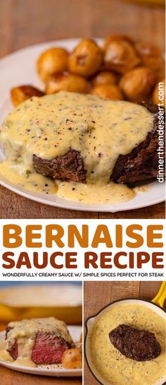 the recipe for beef and cheese sauce is shown