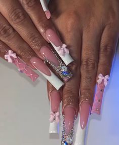 Fye Nails, Pedicure Designs Toenails, Acrylic Toes, Pink Ombre Nails, Pedicure Designs, Colored Acrylic, Long Acrylic, Birthday Dinner