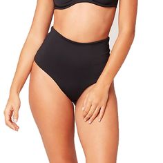 Embrace retro-chic style while staying covered on the sand this summer with the L Space Portia Bikini Bottom. This classy bottom has a high-waist silhouette paired with L Space's Bitsy coverage in the back to give it a cheeky touch. On day two of vacation, reverse the bottom then fold its waistband over for a new color and a totally new fit. High-waisted becomes low-rise, and can transition back again if you change your mind. Chic Smoothing Swimwear For Beach, Chic Smoothing Swimwear For Poolside, Fitted High-cut Leg Summer Bottoms, Chic High Waist Swim Skirt, Chic Smoothing Swimwear For Summer, Chic Smoothing Summer Swimwear, Solid Summer Bottoms With Smoothing Details, Solid Color Summer Bottoms With Smoothing, Solid Smoothing Bottoms For Summer