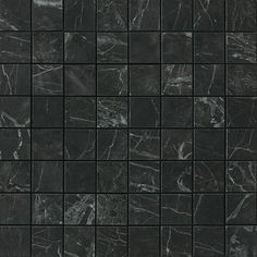 black and white marble tiles are shown in this tile pattern, which looks like they have been