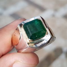 Watch video here: https://youtu.be/oy8TZ2IHB1o Natural Unheated Untreated beautiful Swat Rich green dark Emerald Rich Green Beautiful Color Stone weight : 7.30 Carats Stone shape is emerald cut Stone has natural inclusions but not broken Highest Quality Emerald Premium 925 Sterling Silver Ring size 10 US Resize able as per buyer choice Premium Quality Engagement Ring Anniversary Ring Shipping option is FedEx Three working days Handling Time Lowest Price ever for this kind of Big emerald. Contact Emerald Signet Ring For May Birthstone, Fine Jewelry Emerald Cut Green Ring, Green Emerald Cut Gemstones For Anniversary, Emerald Cut Green Gemstones For Anniversary, Oval Green Emerald Signet Ring, Oval Emerald Signet Ring In Green, Gia Certified Emerald Cut Green Rings, Green Emerald Cut Gemstones For May Birthstone, Fine Jewelry Emerald Gemstone In Emerald Cut