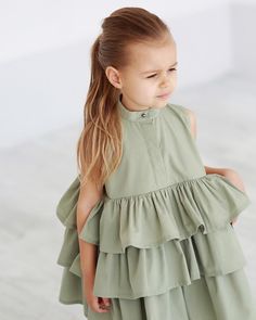 Kids Smock, Green Ball Gown, Baby Mode, Bubble Dress, Girls Party Dress, Baby Outfits