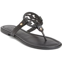 Nib Tory Burch Leather Miller Flip Flop Thong Sandals Style #: 47617 Color: Black (Discontinued, Sold Out Everywhere, Hard To Find!) 100% Authentic Guaranteed! Brand New In Tory Burch Box, Never Been Worn Or On Display, Mint Condition, Comes With Tory Dust Bag! Open Toe Slip-On Style Patent Calf Leather Leather Upper, Leather Lining Rubber Sole Made In Brazil Please Note That Most People Report Millder Sandal Runs 0.5 Small Price Is Firm! Sorry, No Offers, No Trade. Check Out Our Boutique (5-Sta Miller Sandals Tory Burch, Miller Sandal, Dressy Sandals, Tory Burch Sandals, Leather Thong Sandals, Bold Logo, Beach Flip Flops, Flip Flop Shoes, Tory Burch Miller