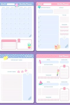 Cute planner templates. Weekly, monthly and yearly (1009672) onplanners #plannerkdpinterior #plannernotes. Diary Cute Ideas, Cute Goodnotes Templates, Diary Template Journals, Kilonotes Template, Year Planner Ideas, Cute Weekly Planner Template, Cute Planner Template, Monthly Planner Organization, Yearly Planner Template