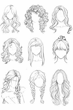 the different types of wigs for girls with long hair and braids on them