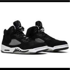 Very Nice Shoe But Has Been Used A Few Times But Still Looks Nice (Used) Air Jordan 5 Retro Oreo, Jordan 5 Retro, Air Jordan 5 Retro, Shoes Air, Air Jordan 5, Jordan 5, Jordans For Men, Nike Huarache, Jordan Shoes