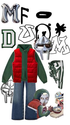 Cool Guy Halloween Costumes, Halloween Street, Solo Costume, Mf Doom, Street Fashion Men Streetwear, Mens Halloween Costumes