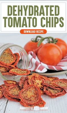 the cover of delhydrated tomato chips