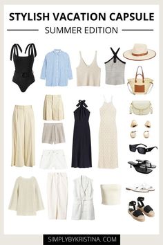 the stylish vacation capsule summer edition