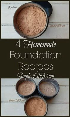 4 Homemade Foundation Recipes from Simple Life Mom Vindaloo, Healthy Beauty, Natural Beauty Tips