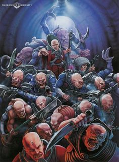 David Gallagher, Bald People, Genestealer Cult, Art Through The Ages, Game Workshop, Traditional Games