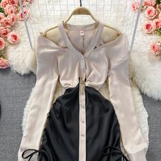 Materials: other Size: s, M Color: apricot, white Easy Diy Clothes, Dump Ideas, Fashion Feminine, Most Beautiful Wedding Dresses, Hip Skirt, Kawaii Fashion Outfits, Cute Prom Dresses, Early Spring Outfits, Design Clothes