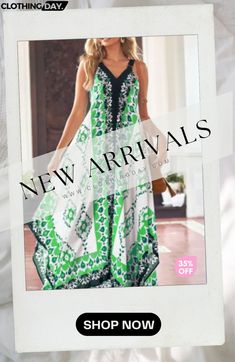 V-neck Casual Loose Retro Print Vacation Sleeveless Maxi Dress Retro Print, Dresses By Length, Sleeveless Maxi Dress, Retro Prints, Long Maxi Dress, Women's Fashion Dresses, Fashion Dresses, Shop Now, Maxi Dress