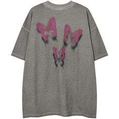 How to wear distressed washed butterfly t-shirt?Discover timeless elegance with our butterfly print T-shirt, crafted to perfection for those who appreciate style and comfort. Material: Indulge in luxurious softness with our premium washed cotton fabric, meticulously selected to ensure a gentle touch against your skin. Design: Our retro print t-shirt undergoes a special washing process to achieve its distinctive worn-in appearance. With its classic round neckline, cross neckline, short sleeves, a Shirt With Chains, Vibrant Butterfly, Butterfly T Shirt, Skin Design, Colorful Butterfly, Utility Pants, Gentle Touch, Retro Print, Louis Vuitton Shoulder Bag