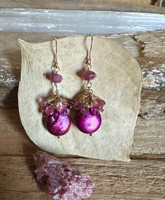 Gold filled dangle earrings with pink tourmaline gemstones and pink freshwater coin shaped pearls Tourmaline Gemstone, Gold Earrings Dangle, Etsy Earrings Dangle, Pink Tourmaline, Tourmaline, Freshwater Pearls, Necklace Etsy, Gold Necklace, Dangle Drop Earrings