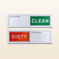 Dishwasher Clean Dirty Magnet Sign by Zulay Kitchen Dishwasher Sign, Clean Dirty Dishwasher Magnet, Dishwasher Magnet, Funny Items, Kitchen Clean, Kitchen Upgrades, Clean Dishwasher, Sign Lighting, At A Glance