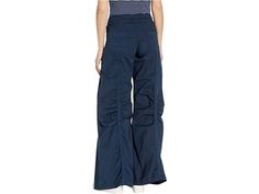 XCVI Willow Wide Leg Stretch Poplin Pants | Zappos.com Cotton Wide-leg Utility Bottoms, Utility Wide-leg Cotton Bottoms, Utility Style Wide-leg Cotton Bottoms, Spring Parachute Pants With Patch Pockets, Relaxed Fit High-waisted Utility Pants, High-waisted Cotton Work Pants With Side Pockets, High-waisted Cotton Pants With Side Pockets, Trendy Cotton Parachute Pants For Work, High-waisted Cotton Pants With Hip Pockets