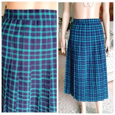 90s green plaid skirt XL Pleated Skirt womens skirt Vintage halloween costume halloween Skirt Boho Skirt Long Skirt  2p height of the woman in the photo - 180 cm Please refer to photos for details of condition. Condition: very good vintage Measurements: Length: 81 cm/32 " Waist 88 cm/34.6" Hips: FREE Size XL note The color on the pictures may vary due to monitor settings and light reflections. Ready to ship Please do not hesitate to contact with me for any questions. Thank you for shopping today Fitted Green Pleated Skirt With Lining, Retro Green Skirt For Fall, Fitted Full Skirt In Plaid, Fitted Pleated Plaid Skirt, Retro Green Pleated Skirt, Retro Green Pleated Bottoms, Retro Fitted Plaid Skirt, Fitted Retro Plaid Skirt, Green Plaid Skirt