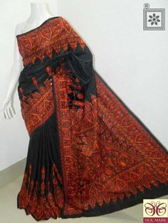 Kantha Stitch Saree The Trend, Saree Collection, Trending Now