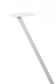 a white desk lamp on a white background