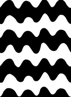 an abstract black and white pattern with wavy lines