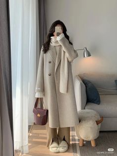 Mantel Outfit, Fesyen Islam, Stile Hijab, Cute Winter Outfits, Modest Fashion Outfits, 가을 패션