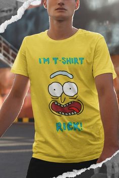 17.50$ Rick and Morty t-shirt, funny tshirt, rick and morty merch, funny clothing, cool design tee, unisex adult tee, gift for friend #rickandmorty #rickandmortyfunny #giftideas Funny Clothing