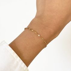 dainty gold bracelet waterproof affordable jewelry Dainty 14k Gold-filled Bracelet With Delicate Chain, Dainty 14k Gold Filled Bracelet With Delicate Chain, Dainty Adjustable 14k Gold Paperclip Bracelet, Delicate 14k Gold-filled Bracelet With Delicate Chain, Simple Tiny Gold Bracelets, Dainty Yellow Gold Chain Bracelet, Dainty Yellow Gold Diamond Bracelet, Delicate Gold Plated Bracelet With Chain, Dainty Gold Bracelet With Adjustable Chain