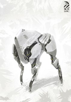 Robot Design Sketch, Robot Animal, Drones Concept, Future Soldier, Cool Robots, Arte Cyberpunk, Power Armor, The Robot, Alien Art