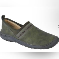 Jbu By Jambu Becca Slip-On Casual Shoe New With Box Size: 8.5 Wide Color: Olive When You Need To Throw Something On And Go, The Becca Is The Shoe For The Job. This Lightweight Style Features A Clean And Simple Silhouette, With Subtle Floral Accents Along The Top For A Sweet Look. Good To Know * This Style Has Been Evaluated By The American Podiatric Medical Association (Apma) And Has Been Awarded Their Seal Of Acceptance For Promoting Good Foot Health. * All Day Comfort With Memory Foam Insole A Good To Know, Foot Health, Casual Shoe, Slip On Shoes, Slip On Sneaker, Memory Foam, Casual Shoes, Slip On, Medical