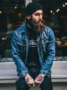 Ricki Hall, Motorcycle Custom, Epic Beard, Beard Lover, Beard Tattoo, Beard Life