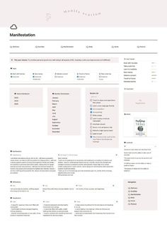 notion free templates for students Productivity Templates, Notion Organization, Notion Layout, Notion Productivity, Notion Inspiration, Notion Setup, Manifestation Planner