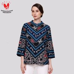 SPECIFICATION - Original original handmade - Woven cotton thread - There is a tricot layer that makes the clothes feel cool and comfortable when worn - It is suitable for receptions, offices, and everyday activities CLOTHES SIZES: Chest size - S = 92 cm - M = 96 cm -L = 100 cm - XL = 106 cm - XXL = 112 cm - XXXL = 120 cm - XXXXL = 130 cm Blue Long Sleeve Top With Batik Print, Traditional Long Sleeve Blouse With Woven Motifs, Long Sleeve Cotton Top With Ikat Print, Patterned Ikat Print Long Sleeve Tops, Casual Long Sleeve Top With Traditional Patterns, Cotton Ikat Print Long Sleeve Top, Traditional Blue Batik Print Tops, Multicolor Long Sleeve Tops With Traditional Patterns, Traditional Blue Tops With Motif