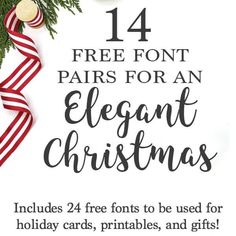 ChristmasFonts Christmas Font Pairings, Christmas Printables Free, Popular Free Fonts