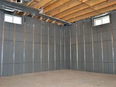 6 Basement Wall Options | News and Events for Woods Basement Systems, Inc. Bilevel Remodel, Basement Workout Room, Basement Unfinished, Framing Basement Walls, Basement Finishing Systems