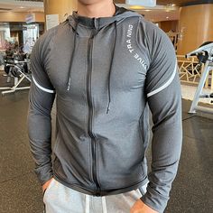 Sports & Fitness Men's Zipper Hoodies - Men's Fitness Apparel, Men's Hoodies & Jackets | Vivinch Zipper Hoodies Men, Athleisure Jacket, Gym Jacket, Jacket Store, Zipper Hoodies, Paypal Money, Men's Fitness, Men's Hoodies, Fitness Apparel