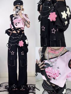 Gen Z Alt Fashion, Cutsey Outfits, Scenecore Outfit, Cute Formal Outfits, Dress Outfits Aesthetic, Y2k Asian, Kawaii Punk, Korean Y2k