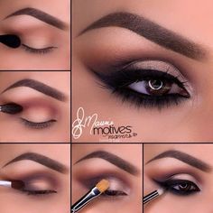 Eyeshadow Tutorial For Beginners, Make Up Designs, Neutral Eye Makeup, Makeup Pictorial, Date Night Makeup, Make Up Tutorials, Neutral Eyes, Beautiful Eye Makeup, Braut Make-up