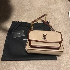 100% Authentic. Worn Once. Almost The Same As Brand New. Gorgeous Bag. Super Stylish And Chic. Hard To Find Saint Laurent Bags, Yves Saint Laurent Bags, Gorgeous Bags, Hard To Find, Yves Saint Laurent, Leather Bag, Saint Laurent, Bag Lady, Shoulder Bag