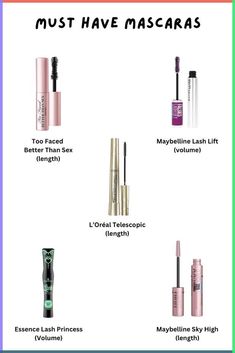 #mascara #makeup #eyeliner #lipstick #beauty #eyeshadow #foundation #cosmetics #lashes #makeupartist #makeuptutorial #skincare #makeuplover #fashion #concealer #lipmatte #makeupaddict #eyes #mua #instamakeup #lips #eyebrows #beautiful #kosmetik #cosmetic #lipgloss #lip #gloss #mascaramurah #blusher Mascara To Make Lashes Look Longer, What’s The Best Mascara, Drugstore Makeup Aesthetic, Mascara Combos, Best Mascara For Length, Mascara Recommendations, Long Lash Mascara, Mascara Routine