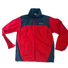 New Condition Smoke Free Red Hooded Track Jacket For Outdoor Activities, Red Nylon Outerwear For Outdoor, Hooded Red Nylon Outerwear, Red Hooded Nylon Outerwear, Casual Red Outerwear For Outdoor, Red Track Jacket For Outdoor Winter Activities, University Red Winter Sports Outerwear, Red Nylon Track Jacket For Outdoor, Sporty Red Windbreaker For Outdoor Activities