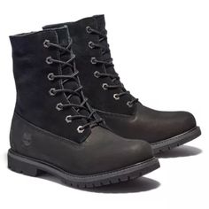 Brand New Timberland Store, Fold Over Boots, Laced Boots, How To Clean Suede, Timberland Black, Teddy Fleece, Black Timberlands, Timberlands Shoes, Timberlands Women