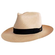 DelMonico Panama Hat - Retro Style Formal Wide Brim Sun Hat In Toquilla Straw, Formal Toquilla Straw Sun Hat With Wide Brim, Classic Wide Brim Top Hat For The Beach, Elegant Flat Brim Toquilla Straw Hat, Classic Wide Brim Panama Hat In Toquilla Straw, Elegant Short Brim Panama Hat In Toquilla Straw, Elegant Brimmed Panama Hat In Toquilla Straw, Elegant Toquilla Straw Panama Hat With Short Brim, Classic Wide Brim Panama Hat