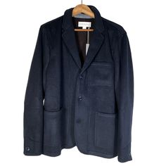 This Is A Bnwt, Never Worn Men’s Navy Blue Peacoat From Outerknown. Size Is Large, And Item Is In Perfect Condition~~ Navy Blue Peacoat, Navy Peacoat, Peacoat Men, Pea Coats, Mens Jackets, Color Blue, Jackets & Coats, Navy Blue, Blue Color