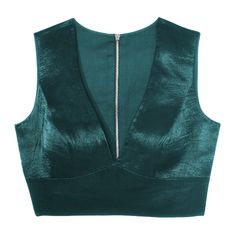 Fitted Festive Tops For Workwear, Chic Festive Tops For Workwear, Fitted Cropped Top With Back Zipper, Bottle Green Blouse, Casual Blouse Designs, Blouse Designs Catalogue